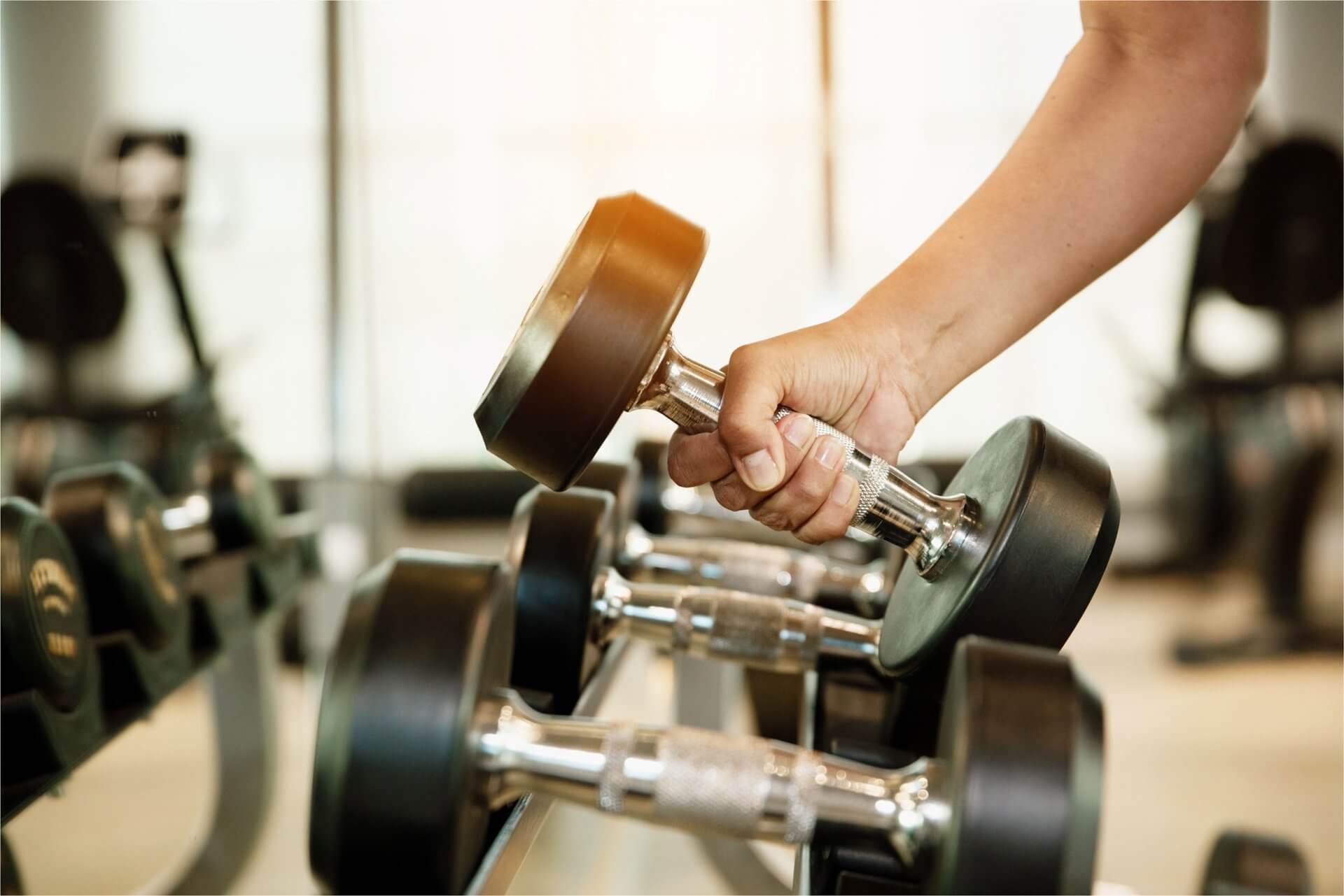 gym at the elise dc apartments